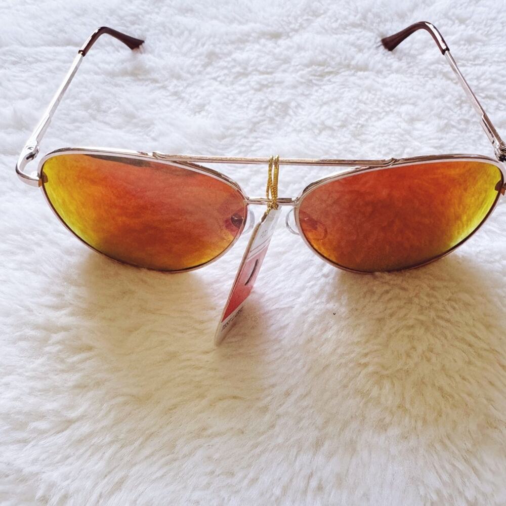 Felix Orange Polarized Mirrored Sunglasses - Picture 3 of 13